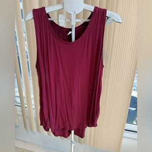 Old Navy Rich Burgundy Tank Top